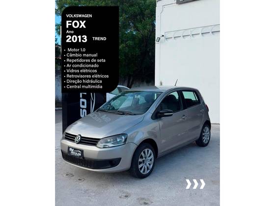 VOLKSWAGEN FOX 1.0 MI TREND 8V FLEX 4P MANUAL VOLKSWAGEN FOX 1.0 MI TREND 8V FLEX 4P MANUAL